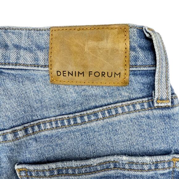 DENIM FORUM Aritzia The Yoko High Rise Slim Jean Sz 23 - Picture 6 of 8